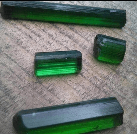 Green Tourmaline a.k.a Verdelite Gemstones